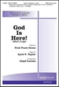 God Is Here! SATB choral sheet music cover